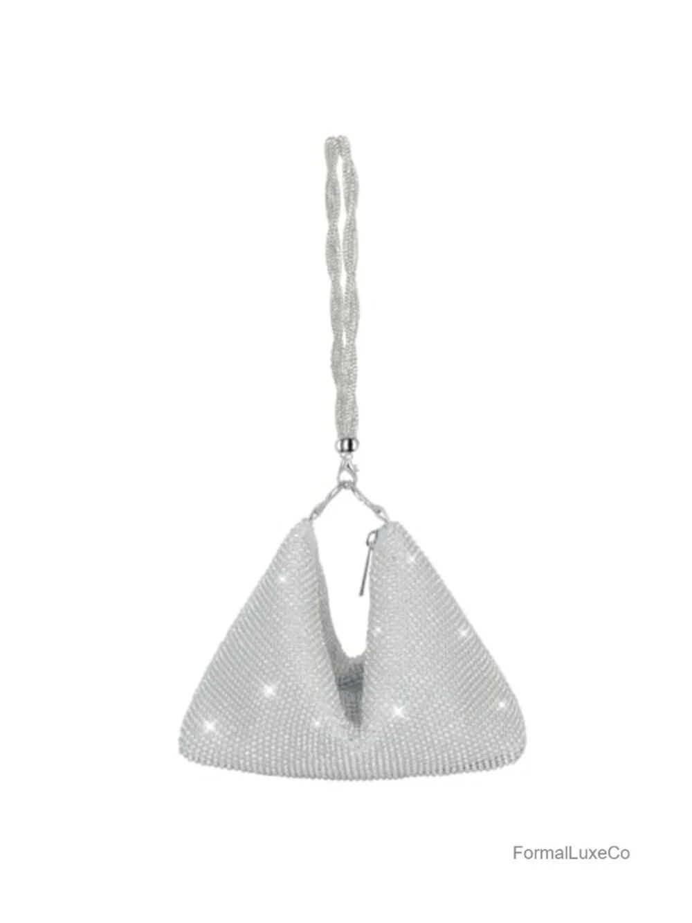 Rhinestone Hobo Shoulder Bag Crossbody Clutch Purse Glitter Bling
